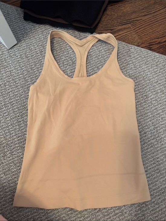 lululemon athletica Tops - lululemon athletica Beige Racerback Tank Top